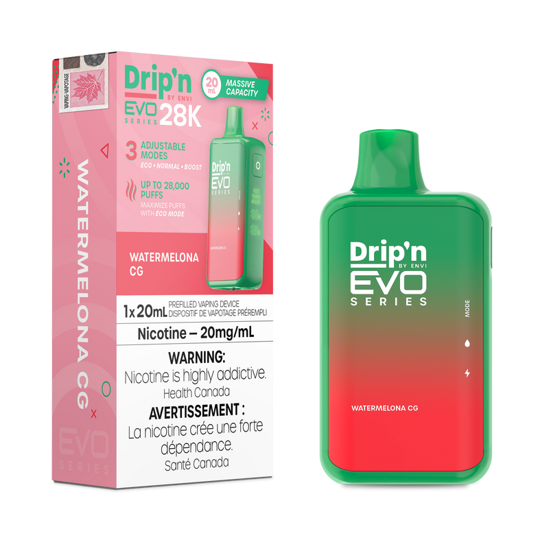 Drip'n by Envi EVO Series 28K Disposable (Provincial Excise Product)