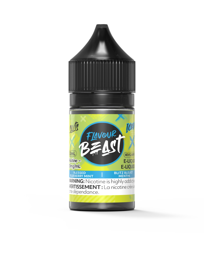 Flavour Beast E-Liquid- Blessed Blueberry Mint Iced Nic Salt